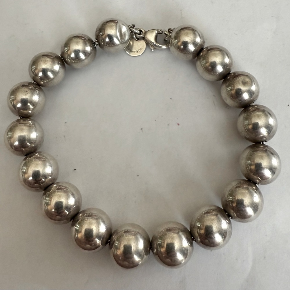TIFFANY & Co Sterling Bead Bracelet